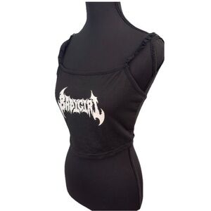 New ROMWE Baby Girl Tank Crop Top Size Small Length 14” Bust 28.25” - 32.25”